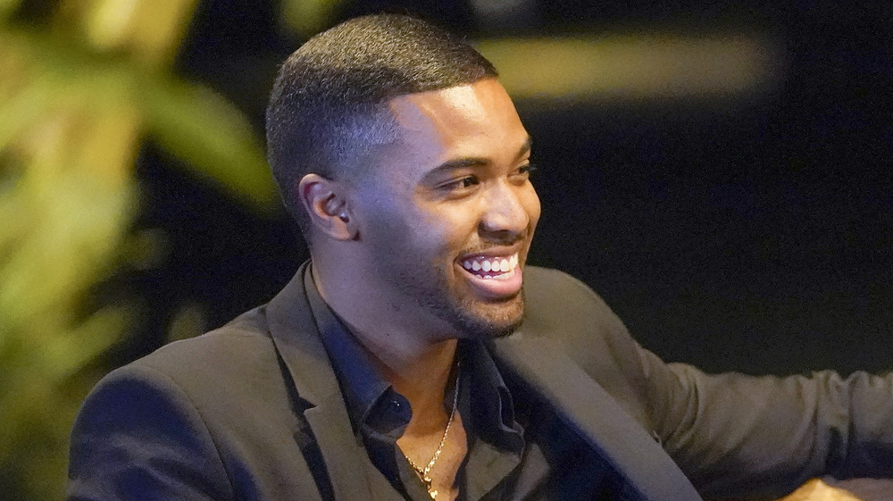 Ivan Hall having a conversation on The Bachelorette