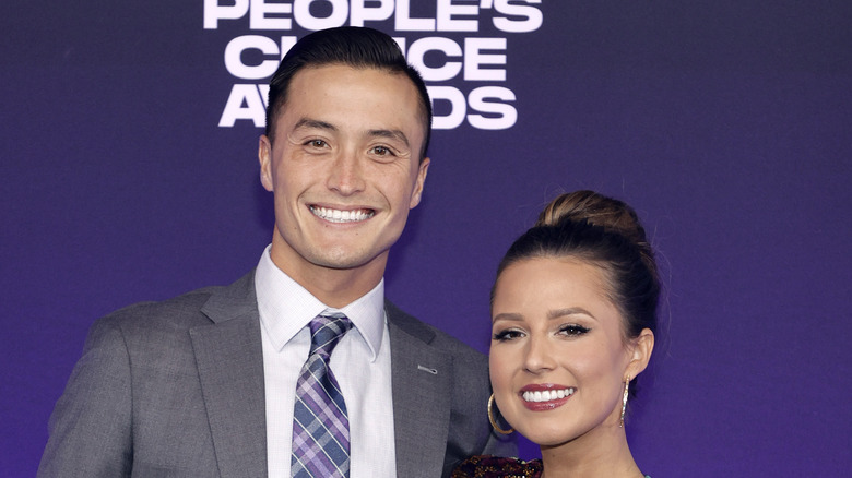 Thurston and Hersey at the 2021 People's Choice Awards