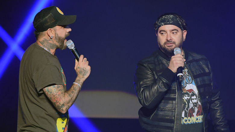 AJ McLean and Chris Kirkpatrick in Las Vegas on June 5, 2021