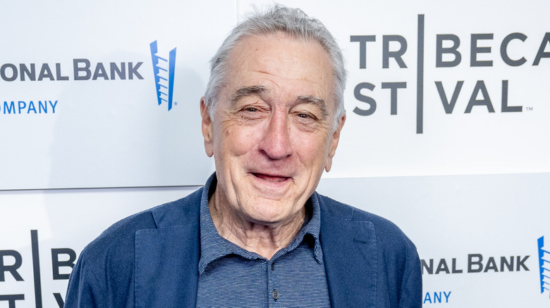 Robert De Niro smiling