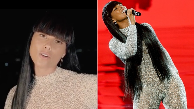 Alicia Keys at the 2020 Billboard Music Awards