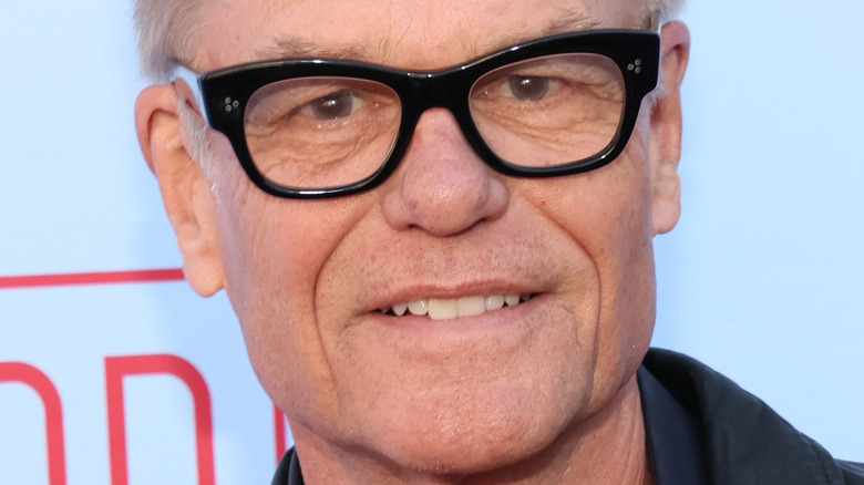 Harry Hamlin posing red carpet