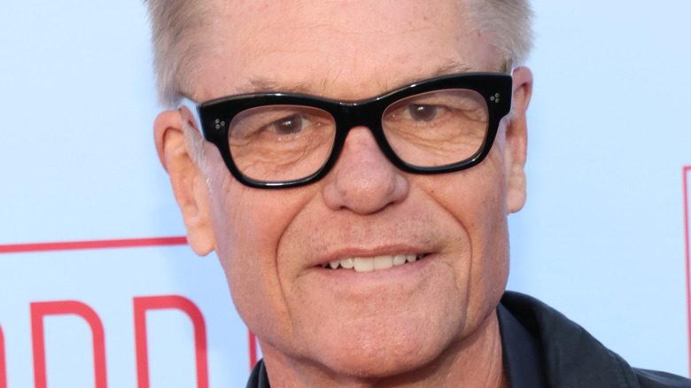 Harry Hamlin posing red carpet