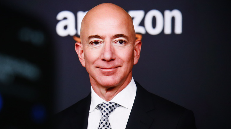 Jeff Bezos smiling