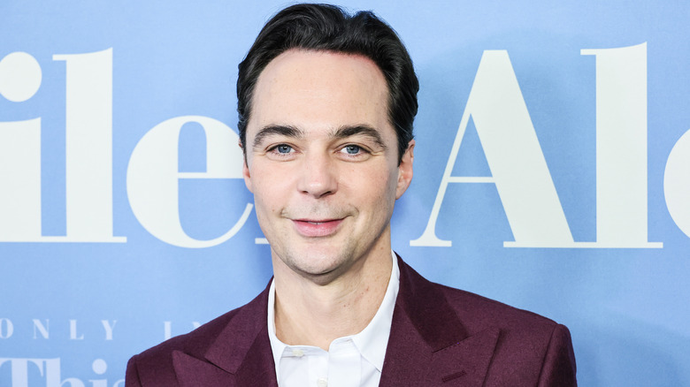 Jim Parsons smiling at "Spoiler Alert" premiere