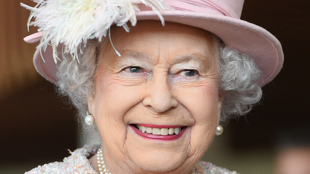 Queen Elizabeth II smiling