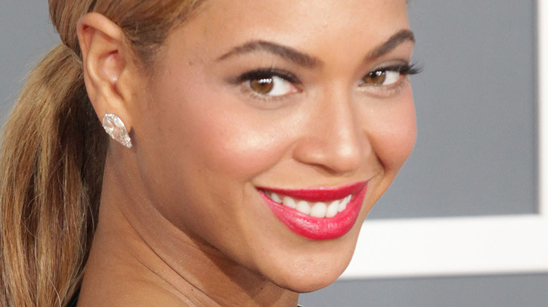 Beyoncé with wide smile