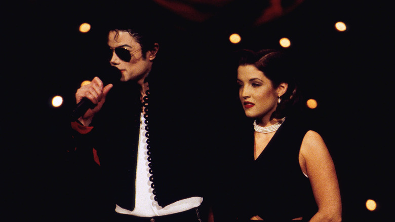 Michael Jackson and Lisa Marie Presley
