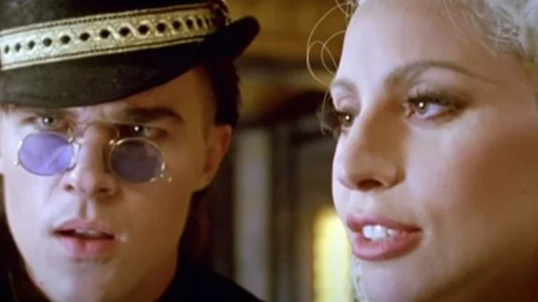 Lady Gaga with Matt Bomer on AHS