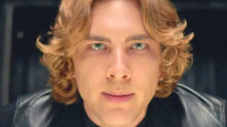 Cody Fern staring creepily on AHS