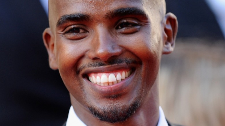 Mo Farah smiling