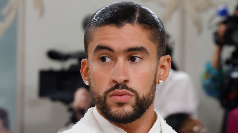 Benito Ocasio aka Bad Bunny posing