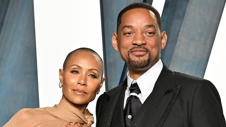 Will and Jada Pinkett Smith posing