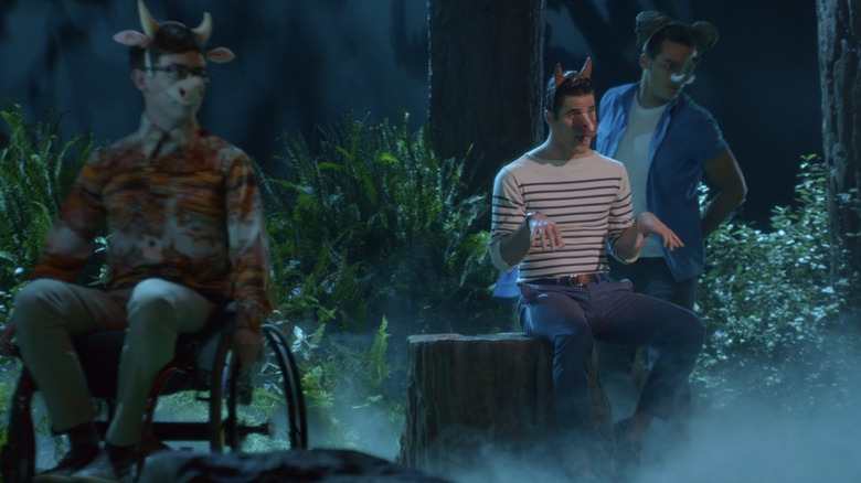 Blaine performs "The Fox" on "Glee"