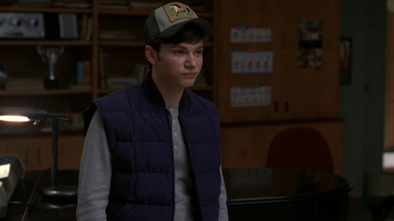 Kurt Hummel wears clothes he found in his dad's closet in episode of "Glee"