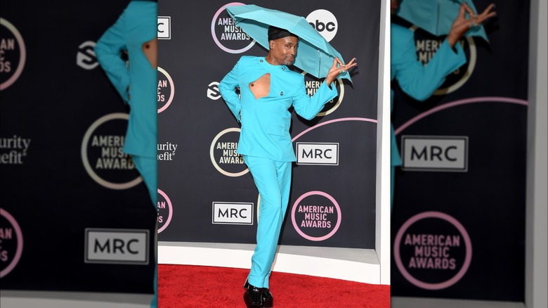 Billy Porter at the 2021 AMAs.