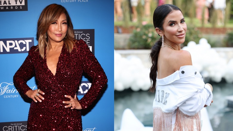Carrie Ann Inaba and Kaitlyn Bristowe posing