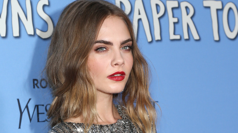 Cara Delevingne at Paper Towns premeire
