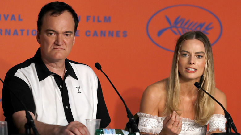 Quentin Tarantino and Margot Robbie