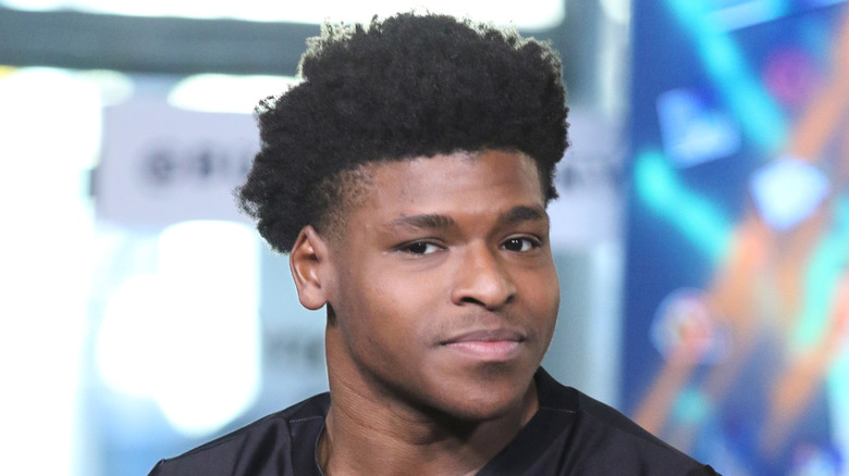 Jerry Harris during an interview