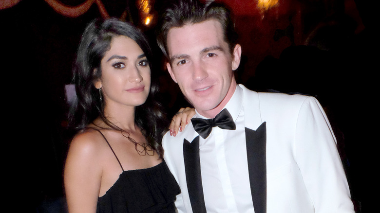 Janet Von Schmeling posing with Drake Bell