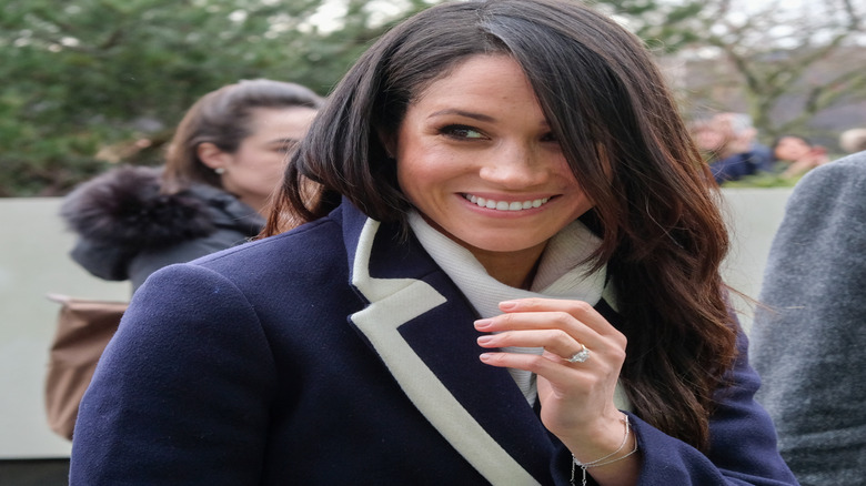Meghan Markle smiling