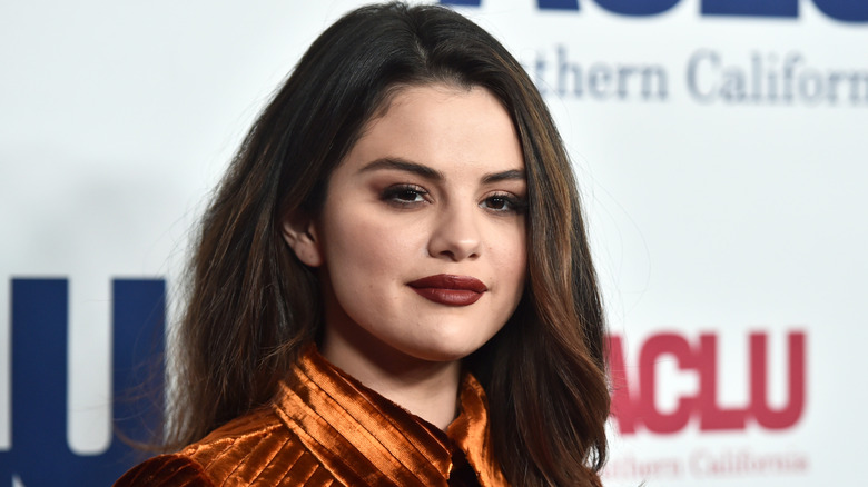 Selena Gomez posing