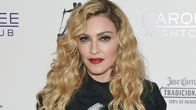 Madonna smiling 