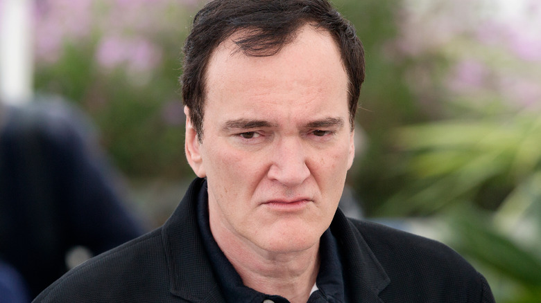 Quentin Tarantino frowning 
