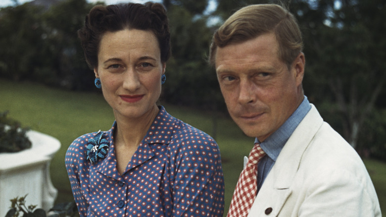Edward VIII and Wallis Simpson smiling 