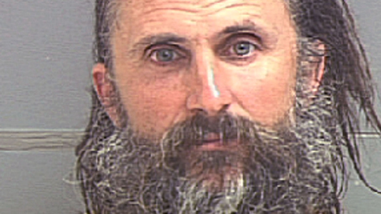 Brian Mitchell's mugshot in Salt Lake City, 2003