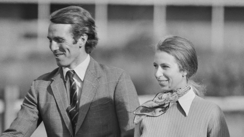 Mark Phillips and Princess Anne at an event 