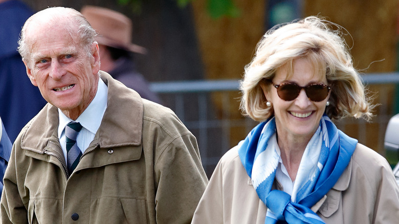 Prince Philip and Penny Knatchbull at events 