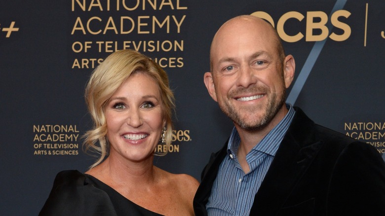 Jenny Marrs and Dave Marrs posing and smiling