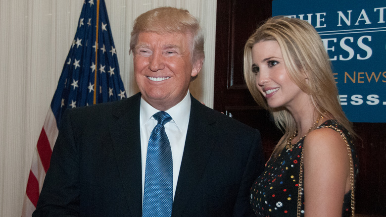 Donald Trump and Ivanka Trump at an event