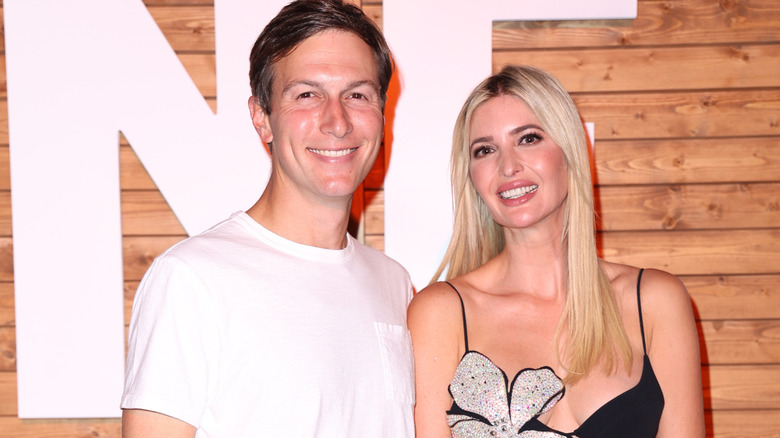 Jared Kushner and Ivanka Trump smiling