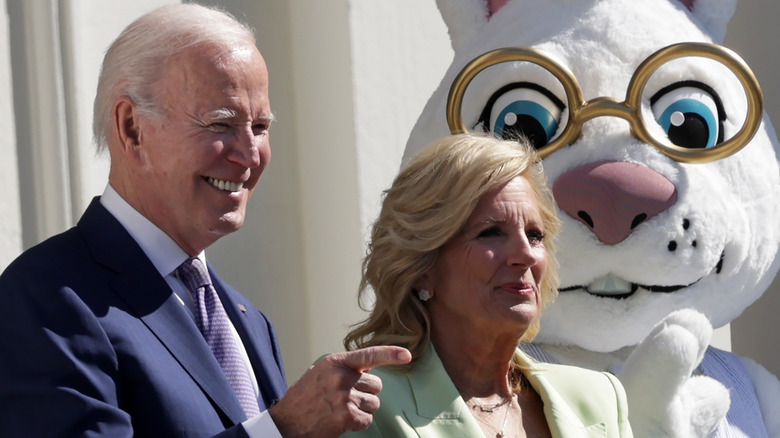 Joe and Jill Biden at the 2023 Easter Egg Roll