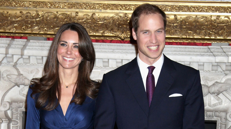 Kate Middleton and Prince William smiling