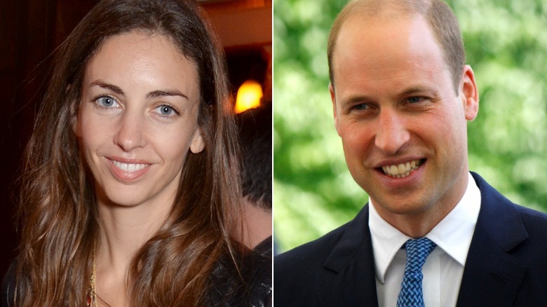 Rose Hanbury smiling, Prince William smiling