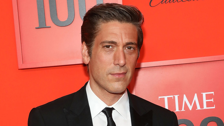 David Muir poses at the 2025 Time100 Gala