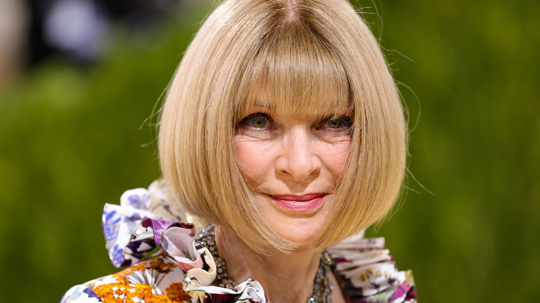 Anna Wintour smiling