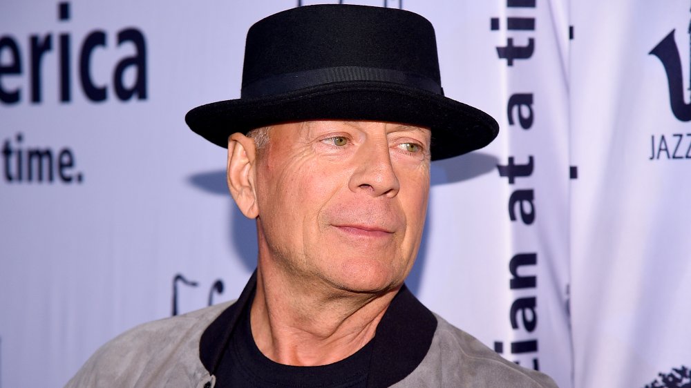 Bruce Willis in a fedora