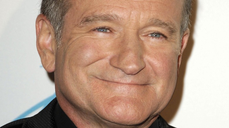Robin Williams smiling at event