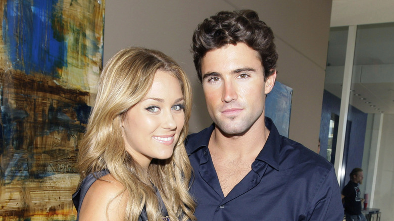 Lauren Conrad posing with Brody Jenner