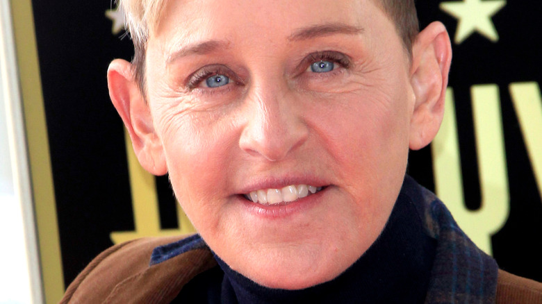 Ellen DeGeneres posing