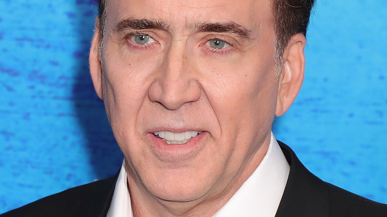 Nicolas Cage at a premiere