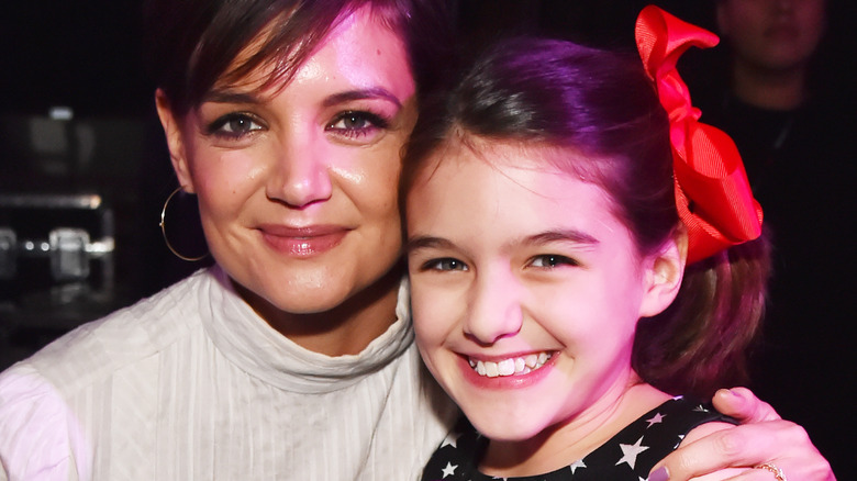 Katie Holmes, Suri Cruise smiling