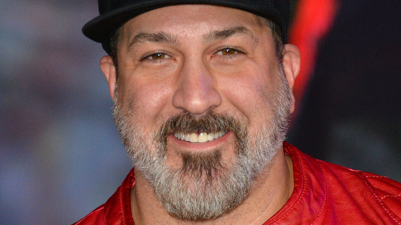 Joey Fatone of *NSYNC smiling