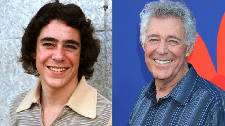 Barry Williams circa 1972 and at the "A Very Brady Renovation" premiere