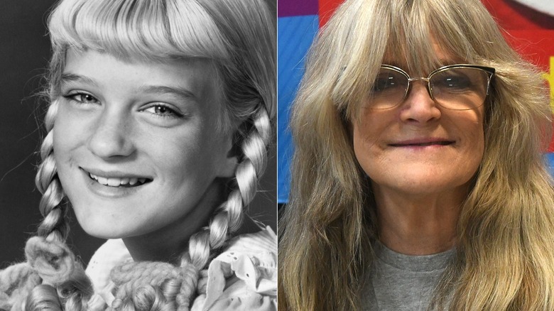 Susan Olsen circa 1972 and at 2025 Chocolate Expo